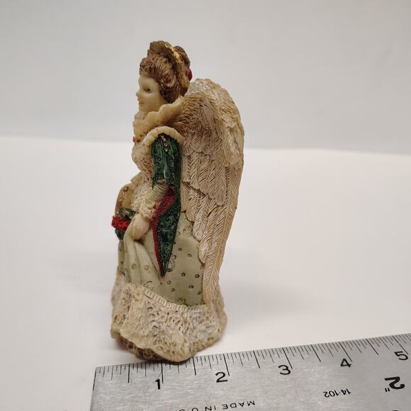 Angel Figuring Vintage 90s Approx 5" "Music and Grace Crimson" Red United Design - Picture 5 of 10